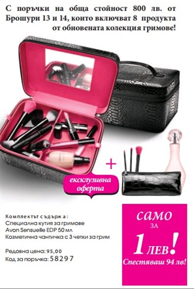 AVON куфарче за гримове